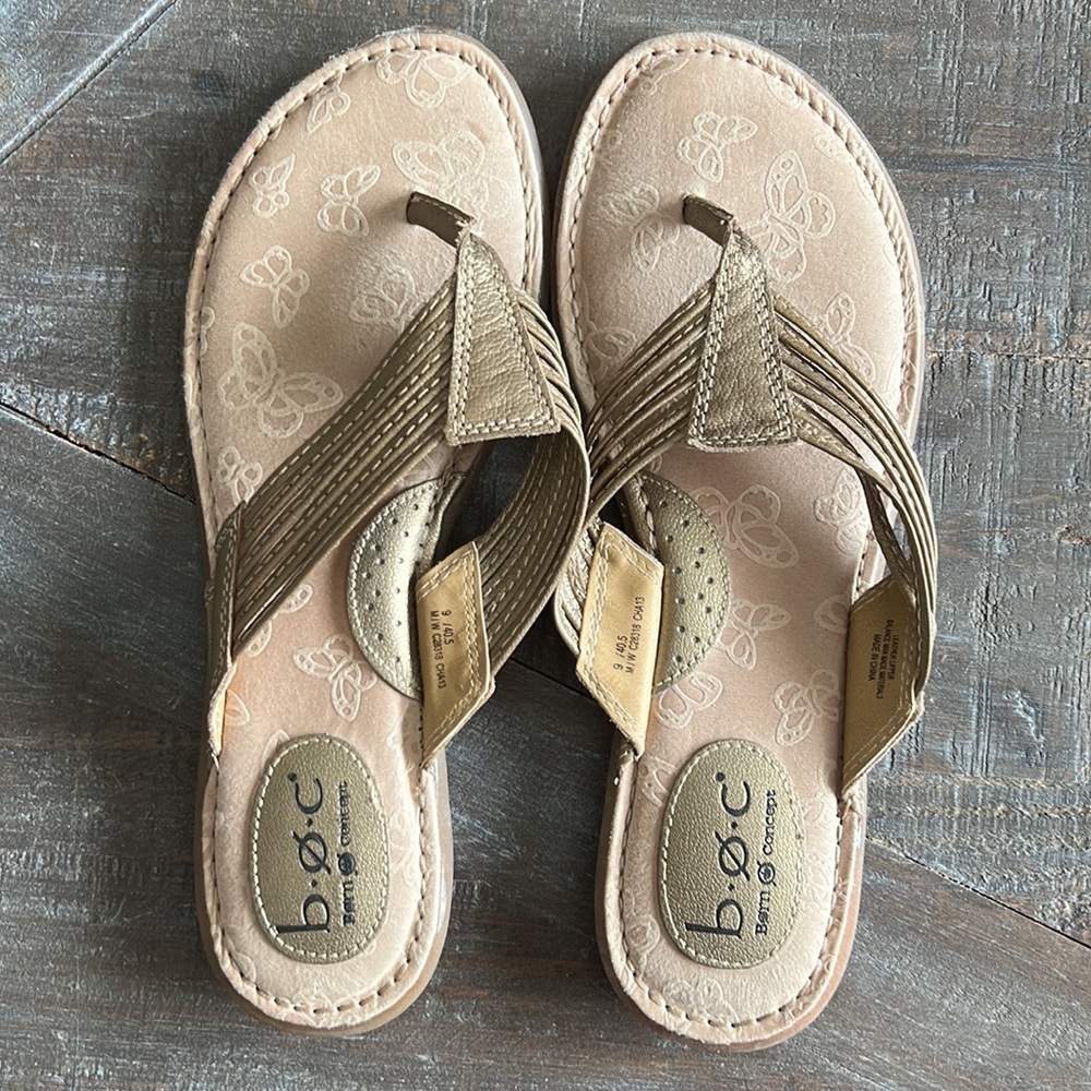 BOC Gold Sandals